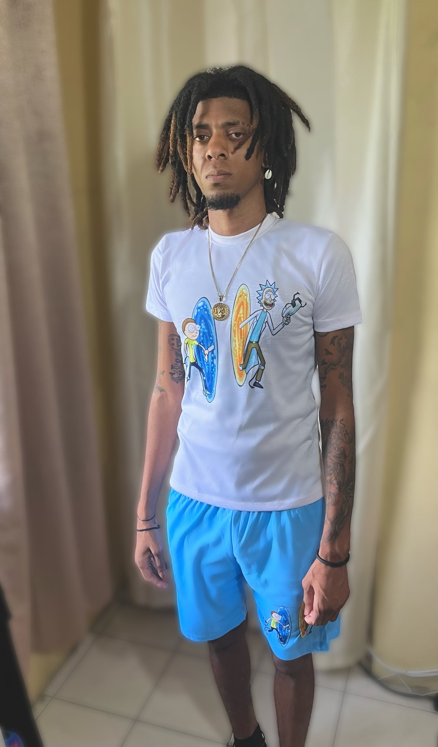 Rick  and Morty White Shirt