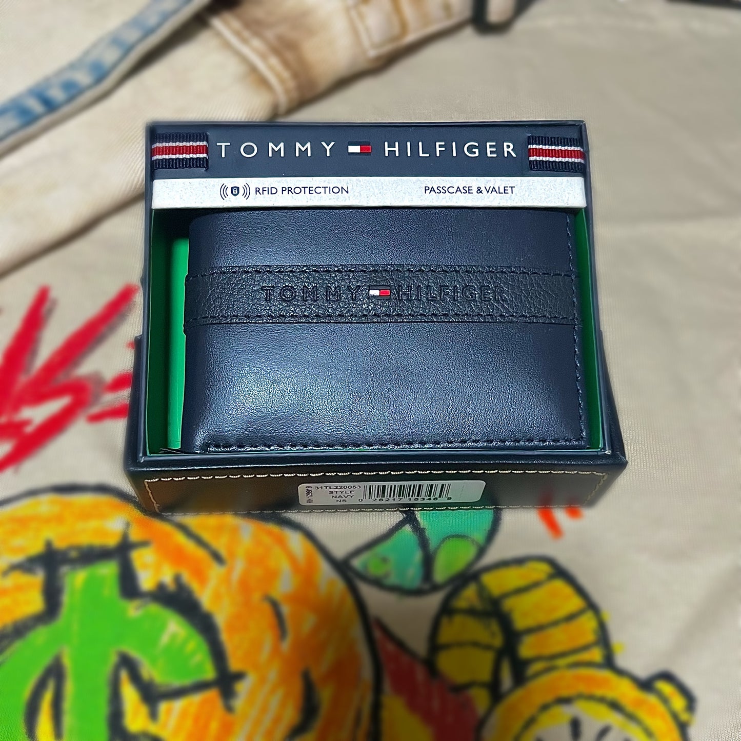 Tommy Wallet Accessory (Navy)