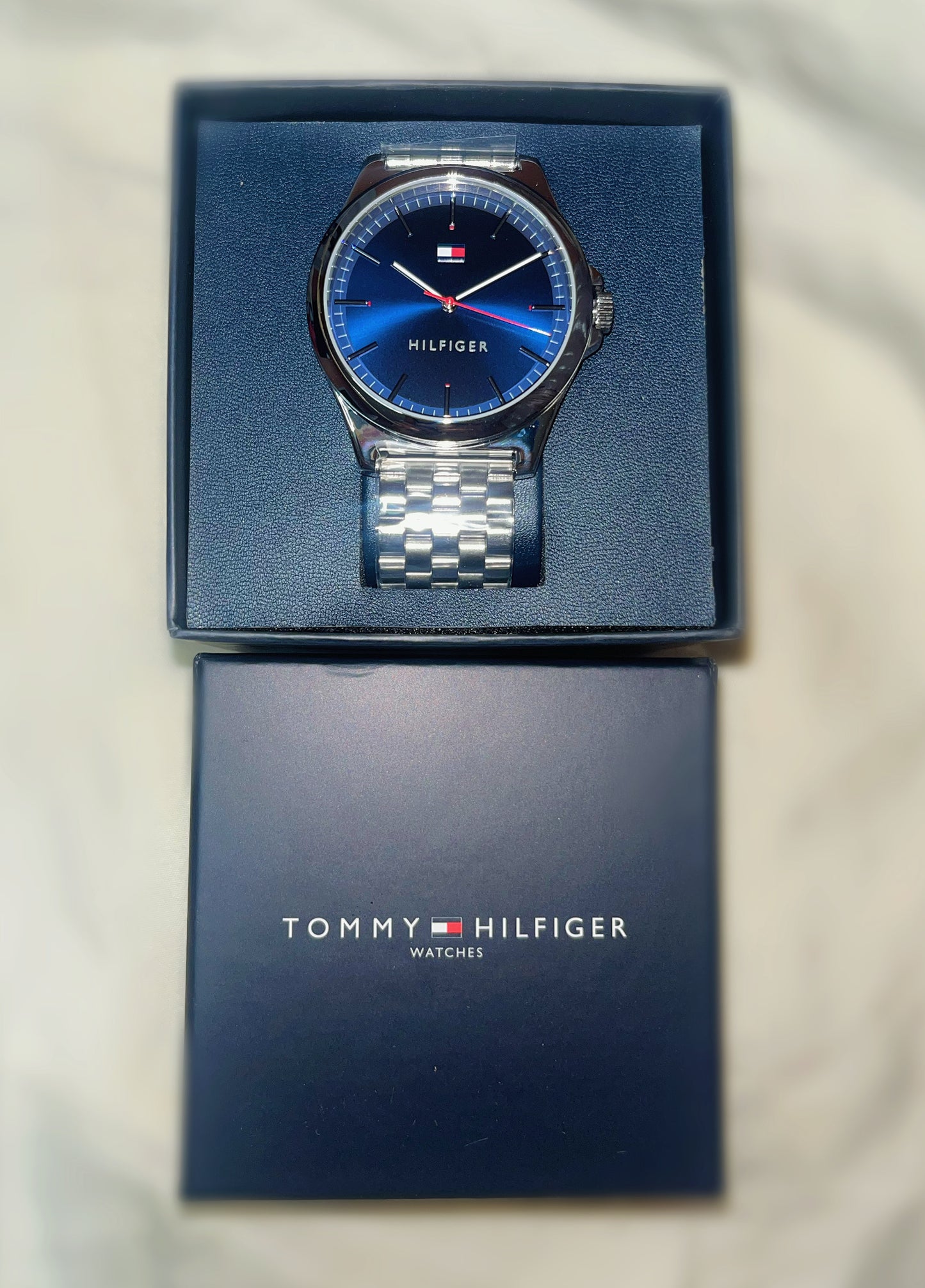 Tommy Blue & Silver Watch Accessory