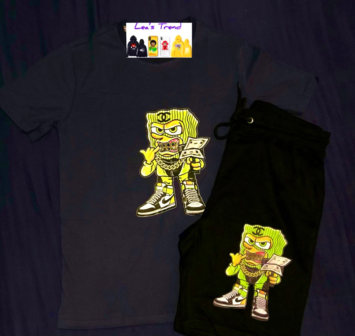 Thug SpongeBob Graphic Shirt (only)