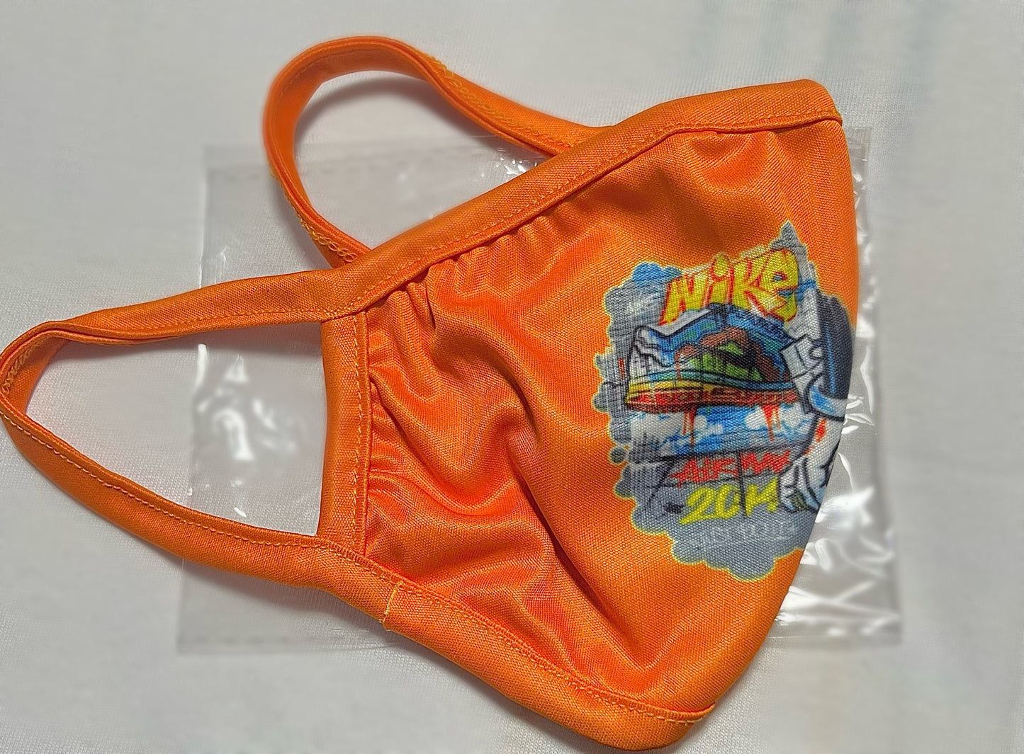 Orange Nike Mask