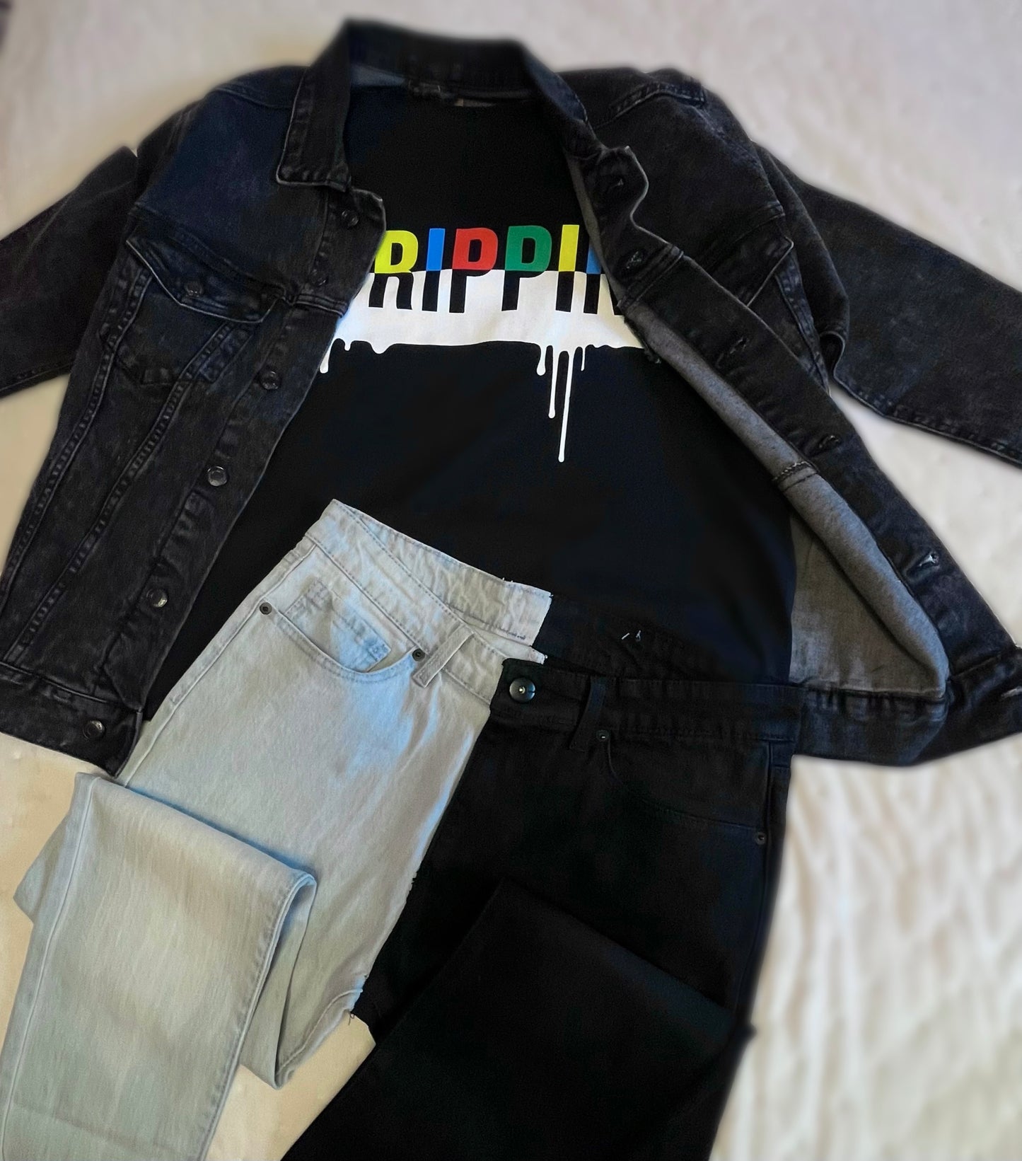 Black Space Jeans Jacket