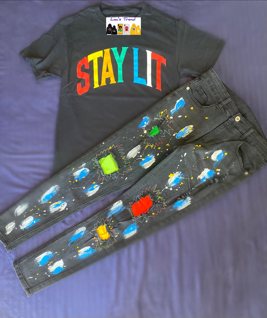 Stay Lit Graphic Shirt (only)