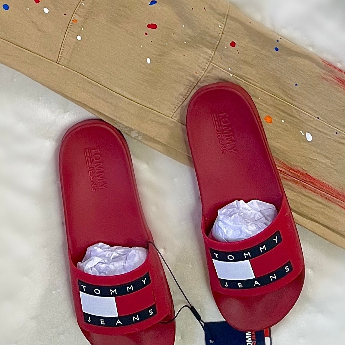 Red Tommy Slides